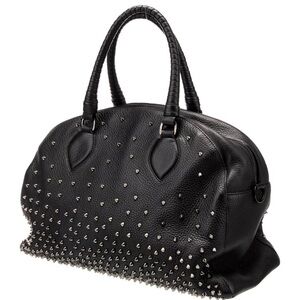 Christian Louboutin Black Studded leather beautiful purse